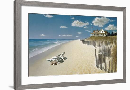 Beach House View-Zhen-Huan Lu-Framed Art Print