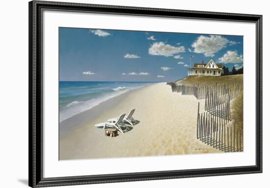 Beach House View-Zhen-Huan Lu-Framed Art Print