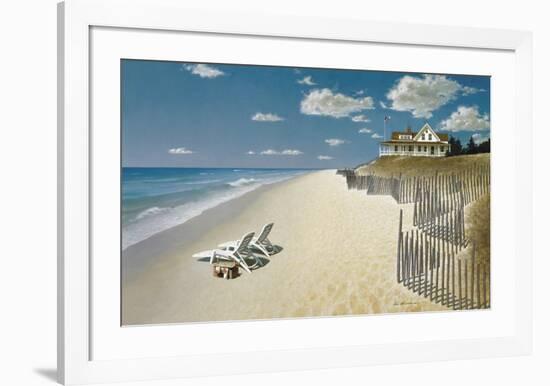 Beach House View-Zhen-Huan Lu-Framed Art Print