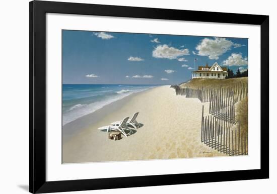 Beach House View-Zhen-Huan Lu-Framed Art Print