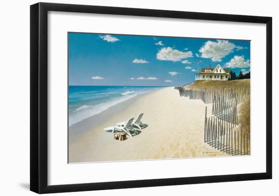 Beach House View-Zhen-Huan Lu-Framed Giclee Print