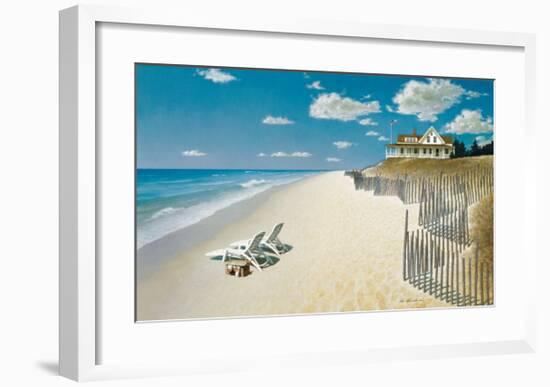 Beach House View-Zhen-Huan Lu-Framed Giclee Print