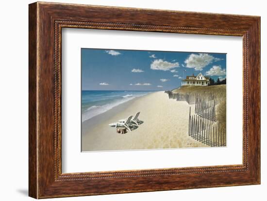 Beach House View-Zhen-Huan Lu-Framed Art Print