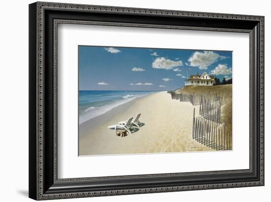 Beach House View-Zhen-Huan Lu-Framed Art Print