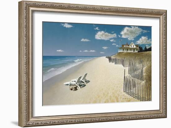 Beach House View-Zhen-Huan Lu-Framed Giclee Print