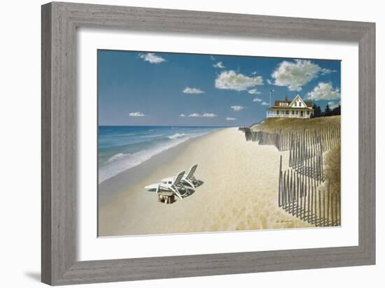 Beach House View-Zhen-Huan Lu-Framed Giclee Print