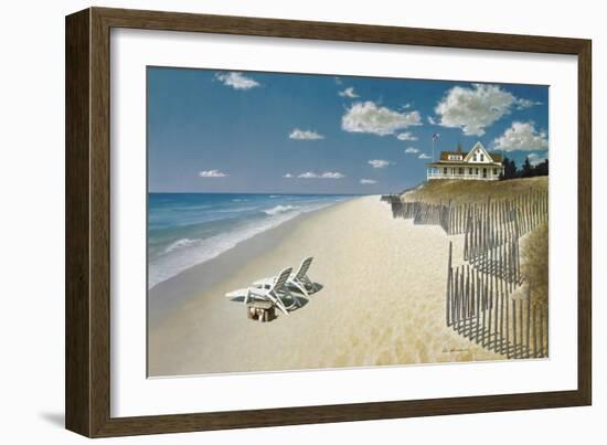 Beach House View-Zhen-Huan Lu-Framed Giclee Print