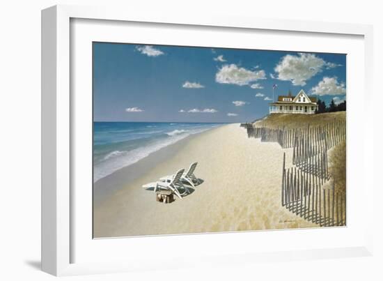 Beach House View-Zhen-Huan Lu-Framed Giclee Print