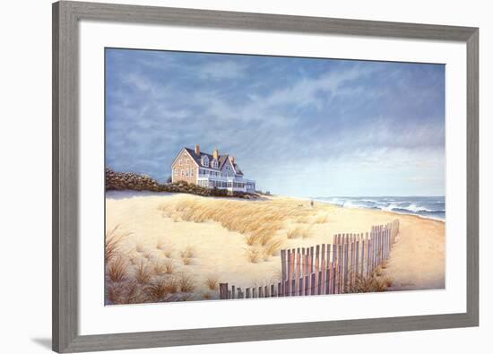 Beach House-Daniel Pollera-Framed Art Print