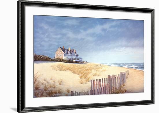 Beach House-Daniel Pollera-Framed Art Print