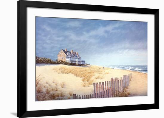 Beach House-Daniel Pollera-Framed Art Print