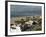 Beach Houses, Santa Monica State Beach Park, Santa Monica, Los Angeles, California-Walter Bibikow-Framed Photographic Print