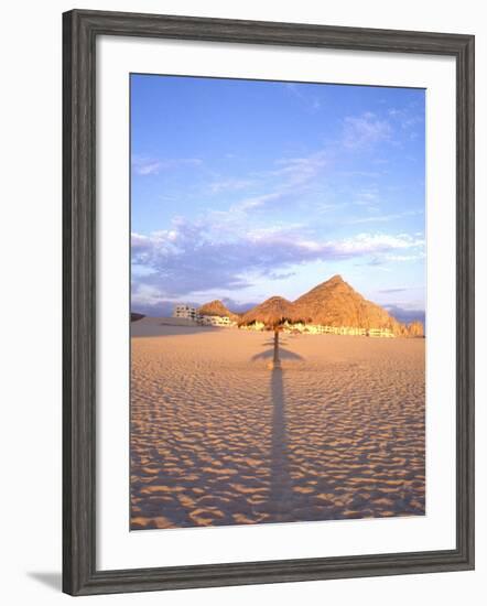 Beach Hut and Ocean, Cabo San Lucas, Mexico-Terry Eggers-Framed Photographic Print