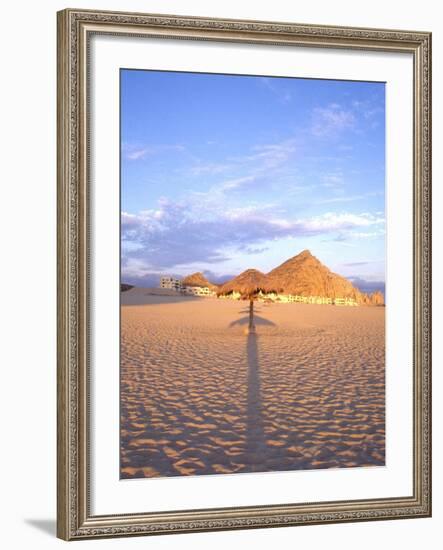 Beach Hut and Ocean, Cabo San Lucas, Mexico-Terry Eggers-Framed Photographic Print