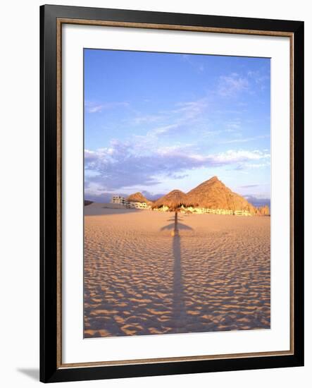 Beach Hut and Ocean, Cabo San Lucas, Mexico-Terry Eggers-Framed Photographic Print