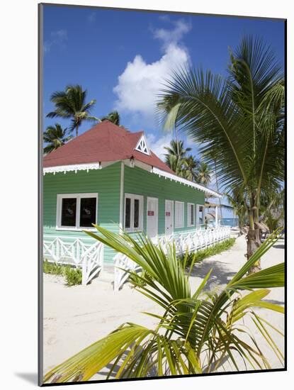 Beach Hut, Bavaro Beach, Punta Cana, Dominican Republic, West Indies, Caribbean, Central America-Frank Fell-Mounted Photographic Print