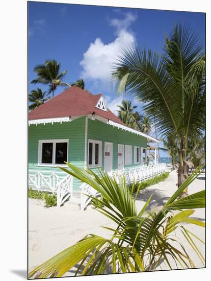 Beach Hut, Bavaro Beach, Punta Cana, Dominican Republic, West Indies, Caribbean, Central America-Frank Fell-Mounted Photographic Print