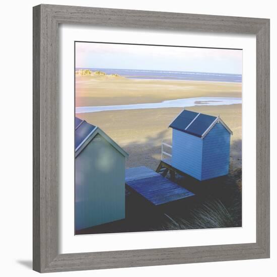 Beach Hut - Break-Bill Philip-Framed Giclee Print