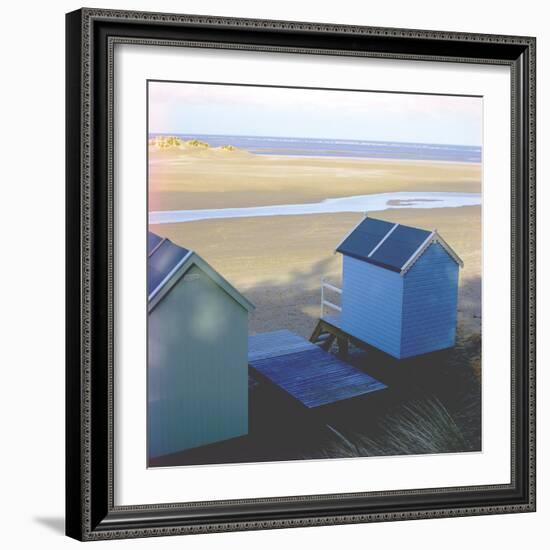 Beach Hut - Break-Bill Philip-Framed Giclee Print