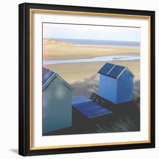 Beach Hut - Break-Bill Philip-Framed Giclee Print