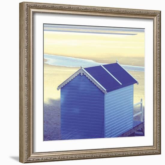 Beach Hut - Calm-Bill Philip-Framed Giclee Print