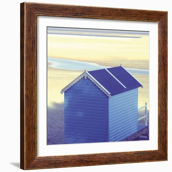 Beach Hut - Calm-Bill Philip-Framed Giclee Print