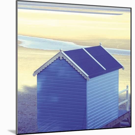 Beach Hut - Calm-Bill Philip-Mounted Giclee Print