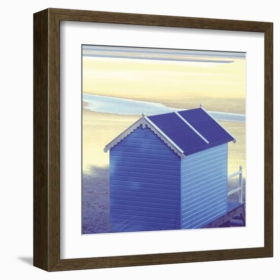 Beach Hut - Calm-Bill Philip-Framed Giclee Print