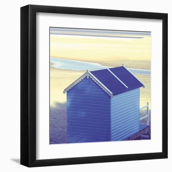 Beach Hut - Calm-Bill Philip-Framed Giclee Print