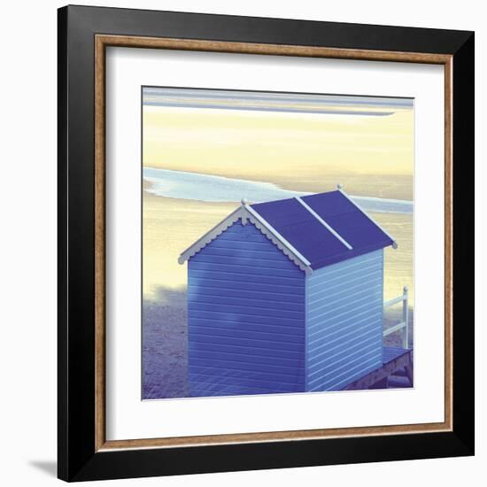 Beach Hut - Calm-Bill Philip-Framed Giclee Print