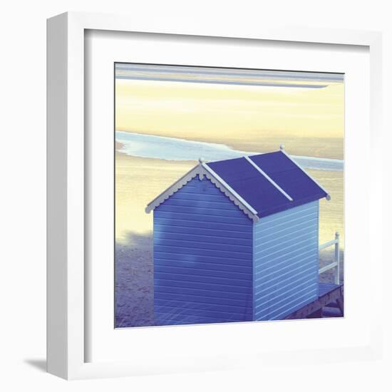 Beach Hut - Calm-Bill Philip-Framed Giclee Print