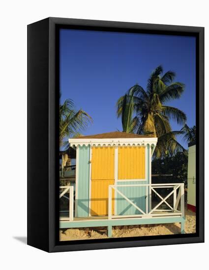 Beach Hut, Dickenson Bay, Antigua, Caribbean, West Indies-G Richardson-Framed Premier Image Canvas