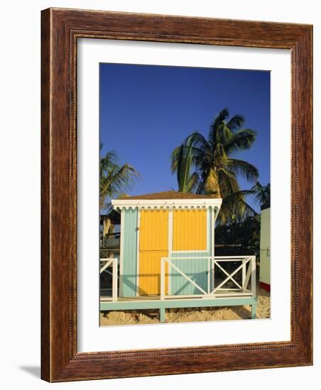 Beach Hut, Dickenson Bay, Antigua, Caribbean, West Indies-G Richardson-Framed Photographic Print