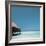 Beach Hut Over Shallow Water-null-Framed Photographic Print