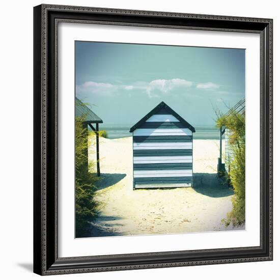 Beach Hut-Bill Philip-Framed Giclee Print