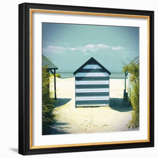 Beach Hut-Bill Philip-Framed Giclee Print