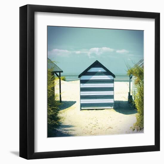 Beach Hut-Bill Philip-Framed Giclee Print