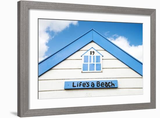 Beach Huts at Southwold, Suffolk, England, UK-Nadia Isakova-Framed Photographic Print