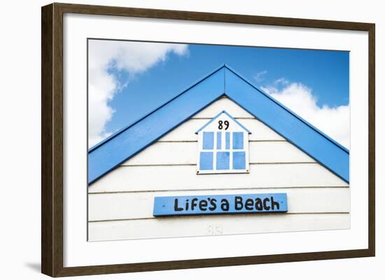 Beach Huts at Southwold, Suffolk, England, UK-Nadia Isakova-Framed Photographic Print