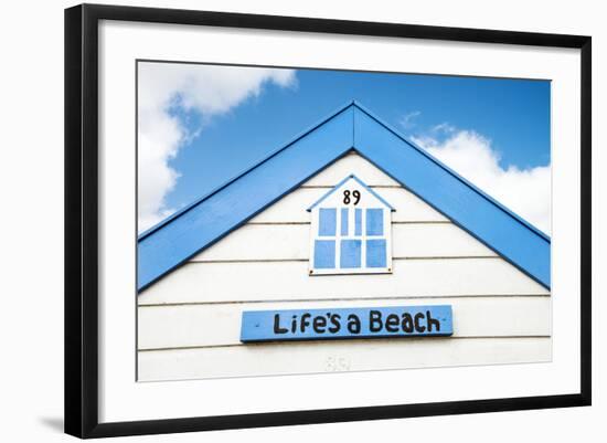 Beach Huts at Southwold, Suffolk, England, UK-Nadia Isakova-Framed Photographic Print