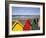 Beach Huts at Whitby Sands, Whitby, North Yorkshire, Yorkshire, England, United Kingdom, Europe-Mark Sunderland-Framed Photographic Print