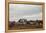 Beach Huts, Embleton Bay, Northumberland, England, United Kingdom, Europe-Bill Ward-Framed Premier Image Canvas