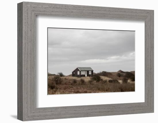 Beach Huts, Embleton Bay, Northumberland, England, United Kingdom, Europe-Bill Ward-Framed Photographic Print