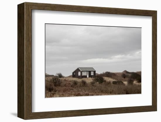 Beach Huts, Embleton Bay, Northumberland, England, United Kingdom, Europe-Bill Ward-Framed Photographic Print