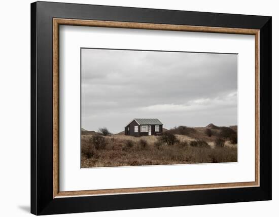 Beach Huts, Embleton Bay, Northumberland, England, United Kingdom, Europe-Bill Ward-Framed Photographic Print