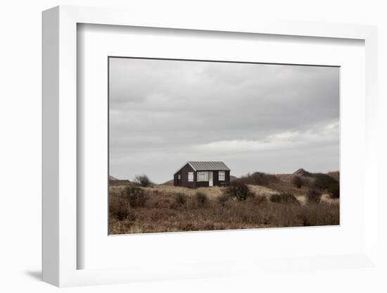 Beach Huts, Embleton Bay, Northumberland, England, United Kingdom, Europe-Bill Ward-Framed Photographic Print