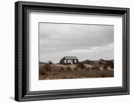 Beach Huts, Embleton Bay, Northumberland, England, United Kingdom, Europe-Bill Ward-Framed Photographic Print