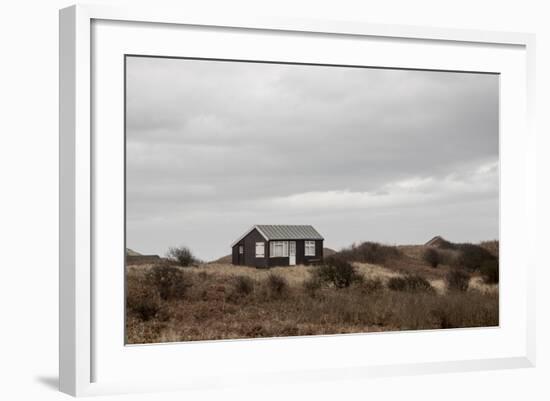 Beach Huts, Embleton Bay, Northumberland, England, United Kingdom, Europe-Bill Ward-Framed Photographic Print