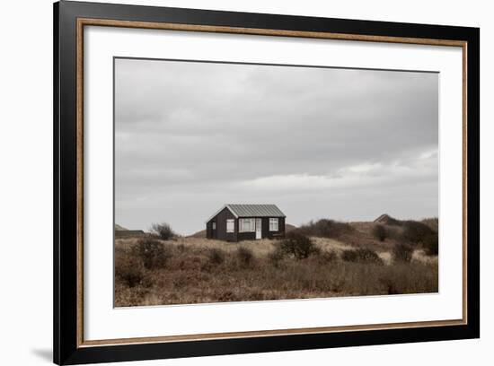 Beach Huts, Embleton Bay, Northumberland, England, United Kingdom, Europe-Bill Ward-Framed Photographic Print