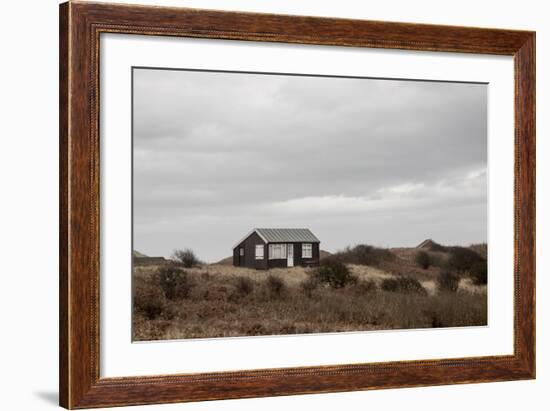 Beach Huts, Embleton Bay, Northumberland, England, United Kingdom, Europe-Bill Ward-Framed Photographic Print